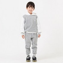 키즈레시피 아동용 위켄드 후드 기모 상하의 세트