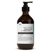 수오가닉 퍼퓸 아로마 샴푸 바디워시 아쿠아키스, 1000ml, 1개