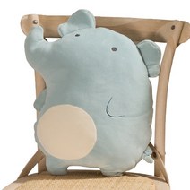 Dr리빙스토어 모던 심플 소프트 인형 쿠션, 블루코끼리