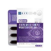 종근당 20100 초임계 알티지 오메가3 루테인지아잔틴24 30g, 30정, 1개