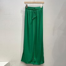 티탁 여성용 빅사이즈 세로 골지 트임바지