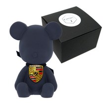 라띠크제이 엠블럼 베어 차량용 방향제 포르쉐 블랙 + 리필 블랙체리 5ml, 1세트