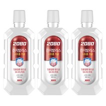 2080 진지발리스 스트롱 가글, 800ml, 3개