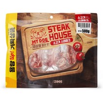 마이독스테이크하우스 강아지 스테이크타입 간식 500g, 1개, 소고기