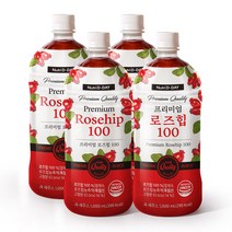 뉴트리디데이 프리미엄 로즈힙 과채주스, 1000ml, 4개