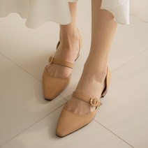 분홍코끼리 줄리아 골드 메리제인 슈즈 4cm