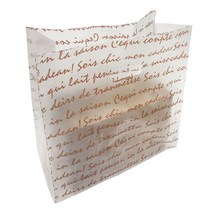 동성지공사 각 비닐봉투 갈색인쇄 27 x 34 cm, 50개, 1개입
