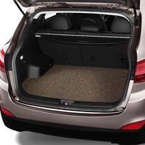 지엠지모터스 에어쿠션 코일 트렁크매트, 현대 싼타페 TM5 5인승, 브라운, 현대