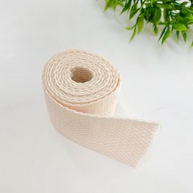 면 웨이빙 끈 폭 32mm x 두께 1.4mm x 450cm, 베이지, 1개