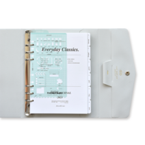 플레픽 2023년 클래시 젠틀 6공 다이어리, 타일 그레이