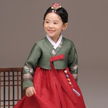 더예한복 여아용 368 아란 한복세트