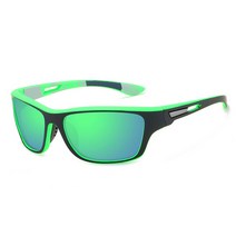 블랙스완 스포츠 편광 선글라스, GREEN BLACK + GREEN
