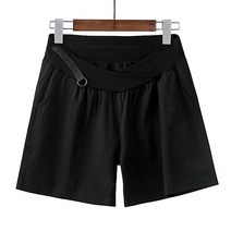 린넨 와이드 데일리 하프 팬츠 임산부 반바지 임부복