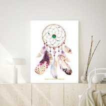 오홀리브 접이식 액자 테이블 대 80 x 60 x 27 cm, 드림캐쳐