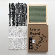 앤티스 레터보드 diy 인테리어 벽장식, 아보카도그린