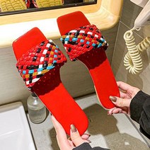 뮤베아 여성용 퀼트 썸머 슬리퍼 WS256