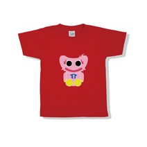키즈용 U 큐티 허기워기 키시미시 반팔 티셔츠