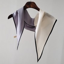 바비수 실크 100 다이아 헤시오브 투톤 스카프