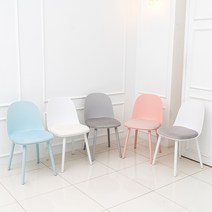 지엠퍼니처 루미 벨벳 의자, 화이트 그레이