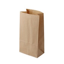 더담다 무지 크라프트 각대 종이봉투, 가로 180mm x 폭 110mm x 높이 350mm, 300개