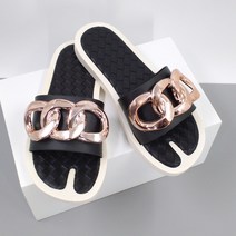 뮤베아 여성용 심플 체인 일자 슬리퍼 WS417