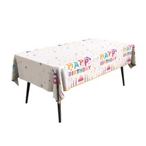 마켓피오 주방 컬러 생일파티 일회용 식탁보 타입1, 3개입, 1개