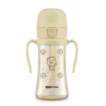 그로미미 카카오프렌즈 PPSU 빨대컵 300ml, 버터 리틀라이언, 1개