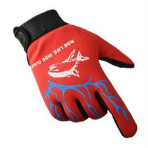 나야스타일 스포츠 바이크 장갑 양손 세트 CYYP-12-4, 레드