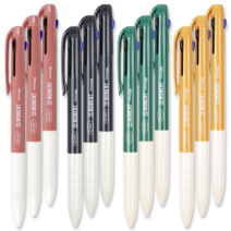 뭉구 더모먼트 3색 멀티 볼펜 4종 x 3p, ROSE, BLACK, GREEN, OLIVE, 1세트