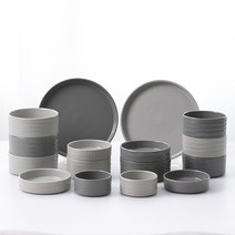 프렐류드 마틴 4인 홈세트 18p, 라이트그레이, 다크그레이, 6종