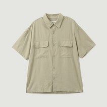 행텐 남성용 트윌 하프 아우터형 셔츠 10370-020-424-89