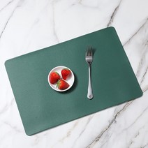 에이홉 PVC 컬러 테이블매트 4p, 그린, 30 x 45 cm