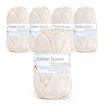 쎄비 코튼 퀸 뜨개실 50g x 5p, 216 상아색