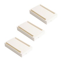 앤티스 컬러비비드 언더데스크 서랍 정리함 대형 3p, 화이트, 1단