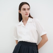 마인드브릿지 여성용 퍼프 소매 블라우스 MXBL3201