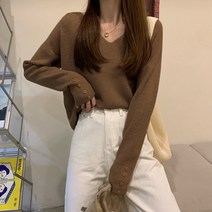 루나걸 여성용 베하티 브이 니트
