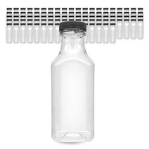 페트병 사각 주스병 304ml x 97p, 블랙(캡)