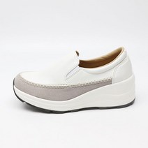 벨라노이 투톤 손꼬멤 키높이 베이직 슬립온 6cm