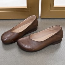 마켓A 홀슈 라운디드 플랫슈즈