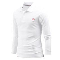 다꾸앙 남성용 카라넥 긴팔 레드실드 PK 카라 티셔츠 E01P7_ql3570