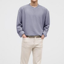 단군 남성용 링클프리 오버핏 컬러 긴소매 티셔츠