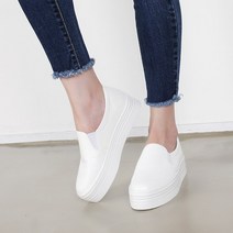 파이 여성용 통굽 슬립온 포미닛 4cm