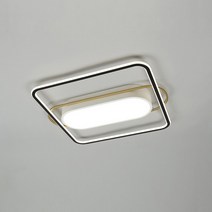 원하 인테리어 마리아 사각 방등 LED 80W, 화이트+골드