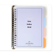 포포팬시 7500 PP 바인더 인덱스 노트 A5, 퍼플, 1개