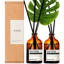 부케가르니 나드 보타니컬 아로마 디퓨저 100ml x 2p + 몬스테라, 클린코튼, 1개