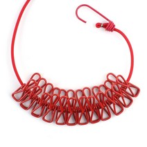 탑시가 캠핑 컬러풀 클립 어닝 행어, 레드