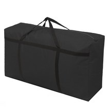KRIDA 대용량 이사 캠핑 수납 가방 대형 100L, 블랙