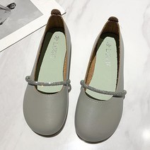 반짝반짝 스트랩 동글이 플랫 단화