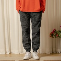 파이브엑스라지 남성용 빅사이즈 카모밴딩 조거 팬츠