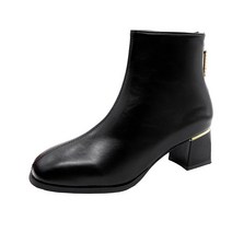 명양피프 여성용 키높이 앵클 부츠 5cm YT_RA3301